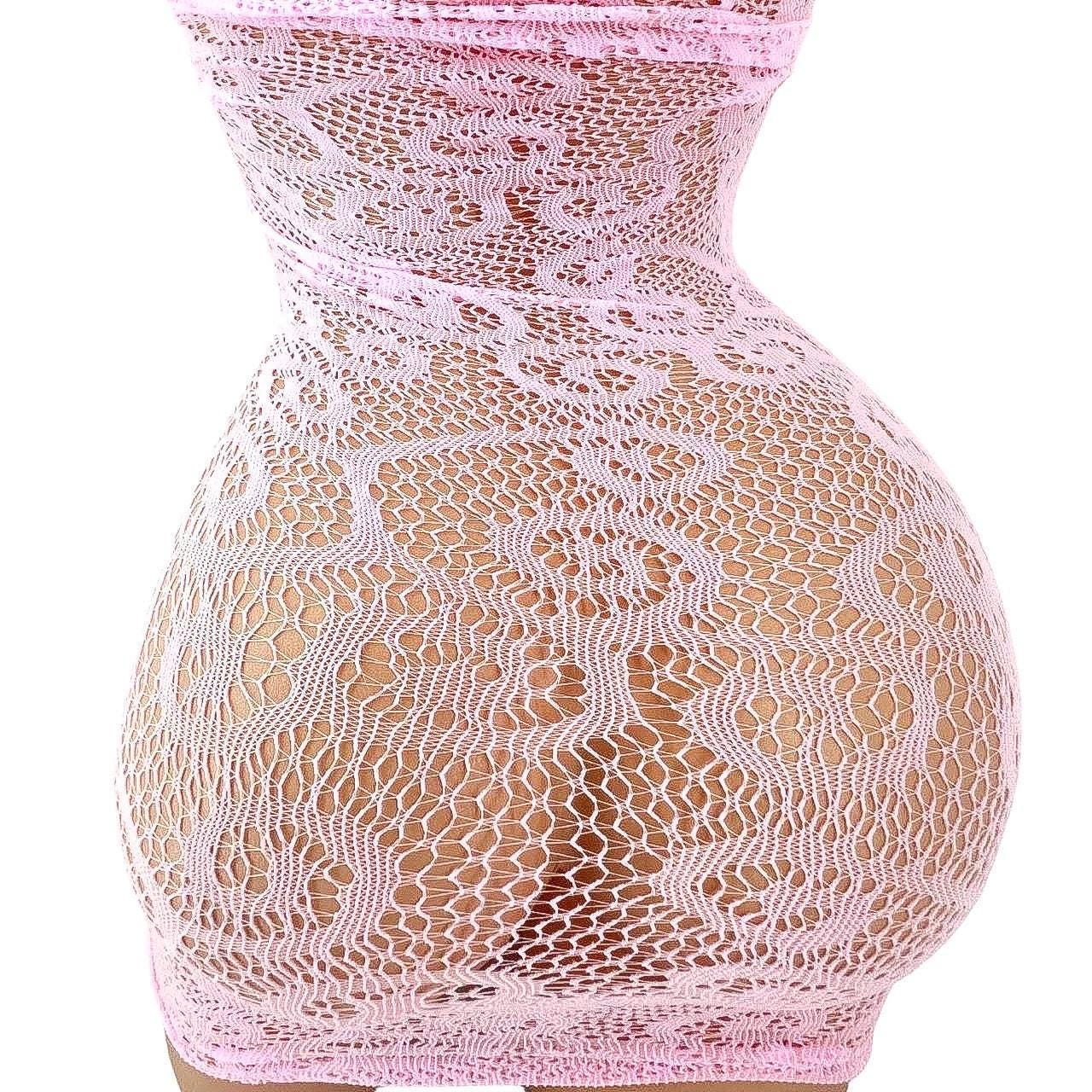 Ballet Pink Halter Dress with Bow - GrlFriday Shop