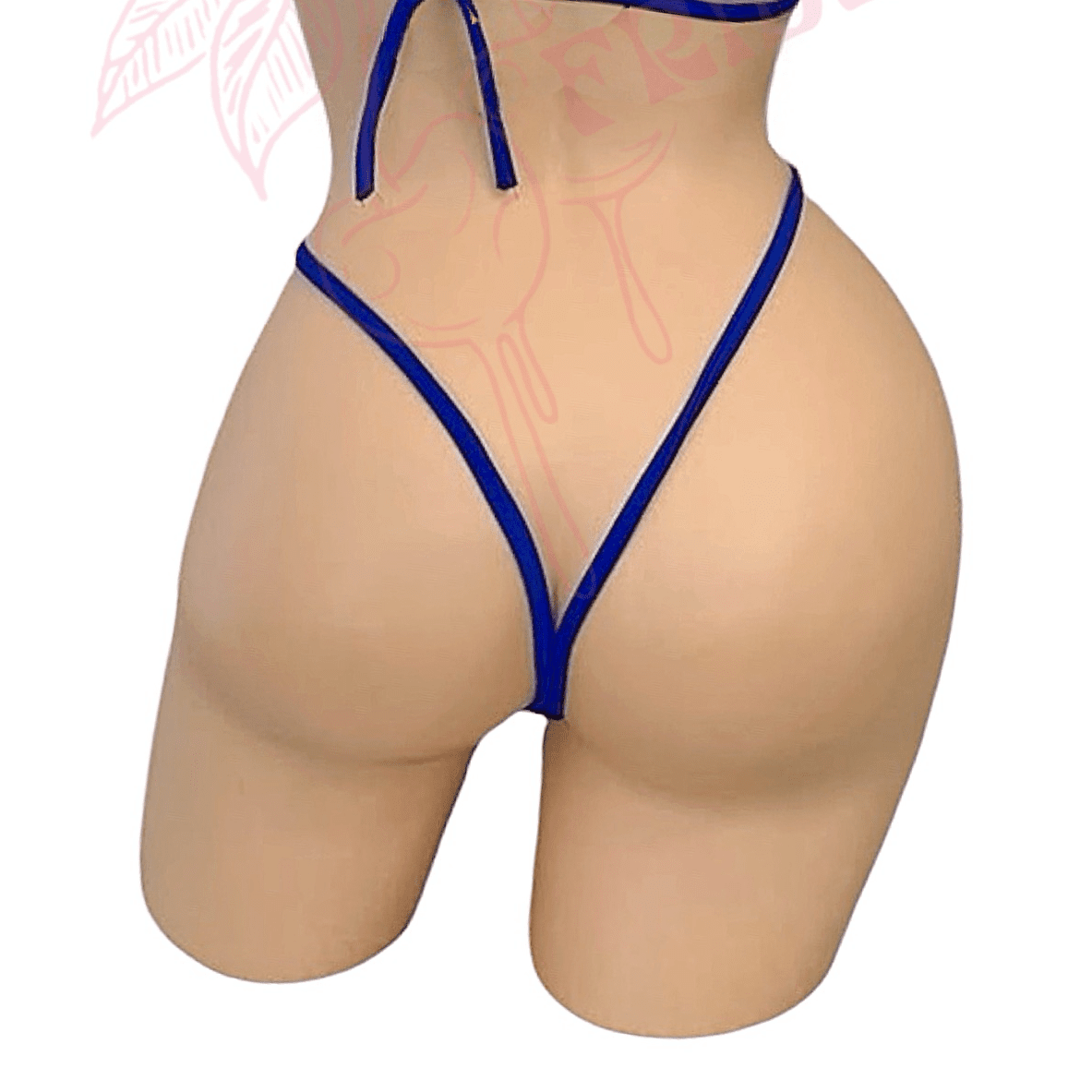 V - Back Thong - Royal Blue - GrlFriday Shop