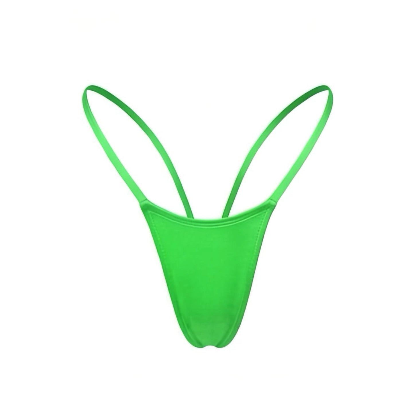 V - Back Thong - Slimer Green - GrlFriday Shop