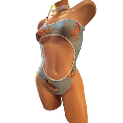 Angel Cutout One Piece - GrlFriday Shop