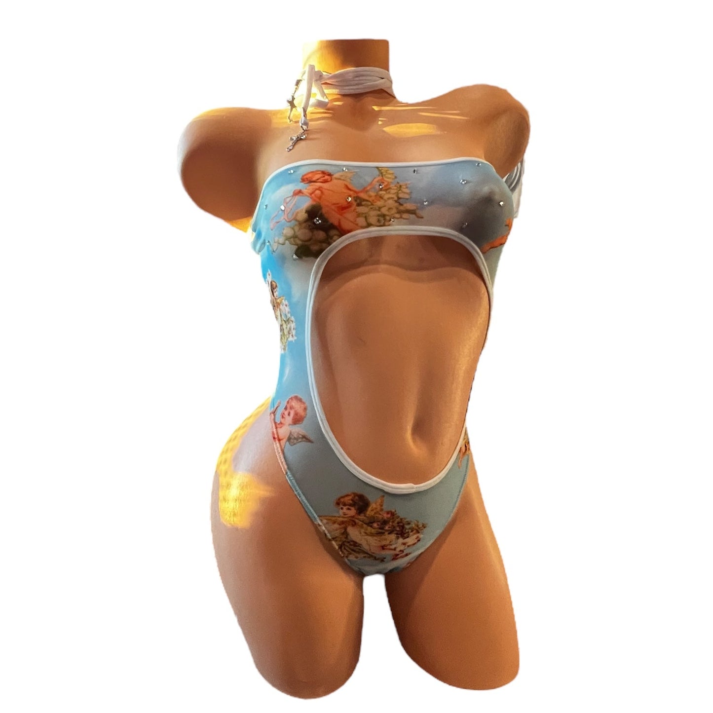 Angel Cutout One Piece - GrlFriday Shop