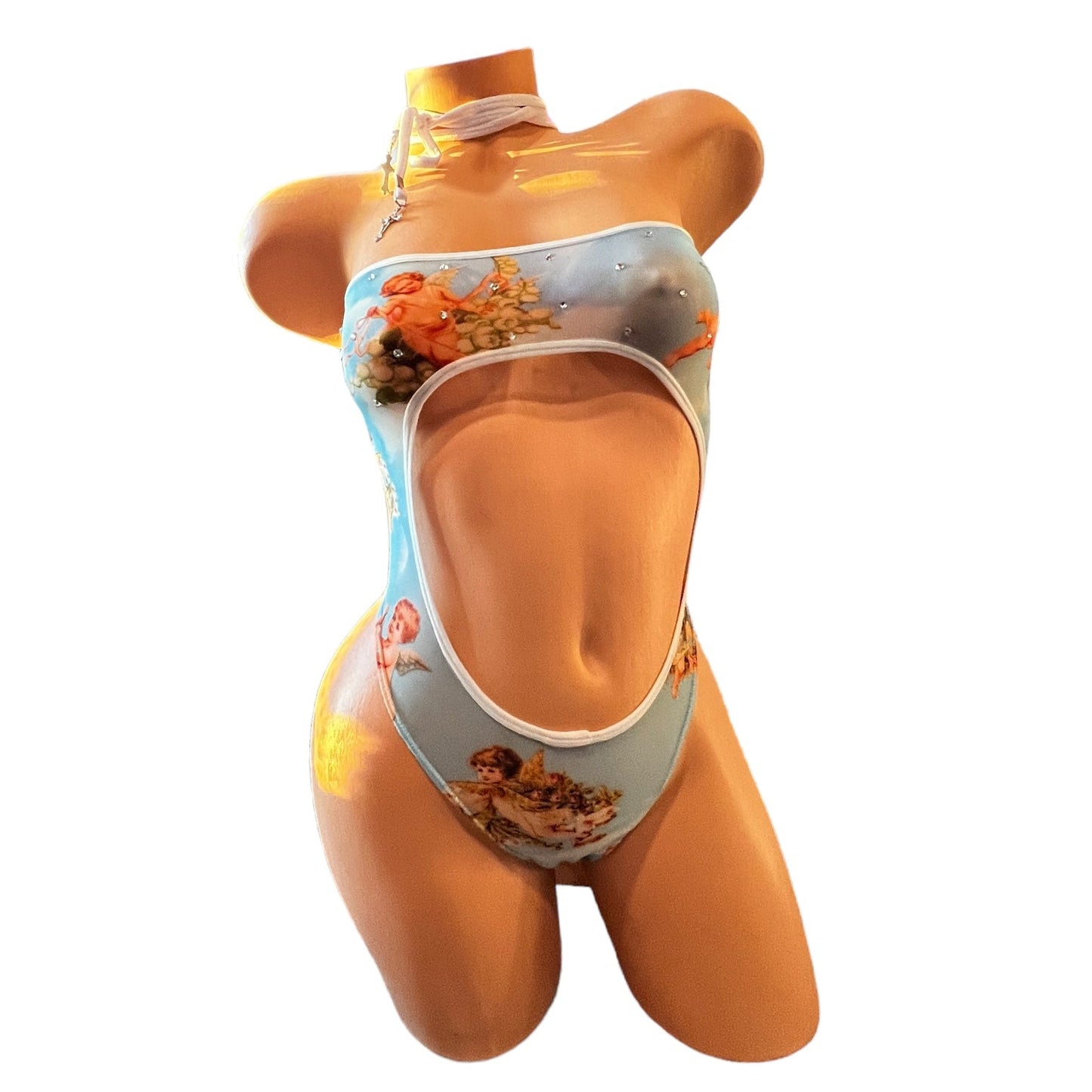 Angel Cutout One Piece - GrlFriday Shop