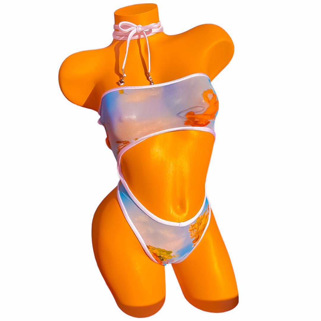 Angel Cutout One Piece - GrlFriday Shop