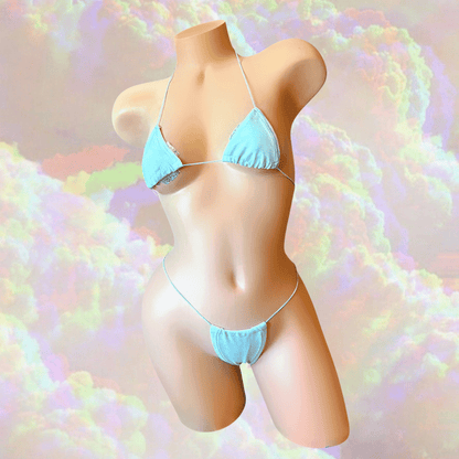 Baby Blue Microkini Set - GrlFriday Shop