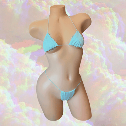 Baby Blue Microkini Set - GrlFriday Shop