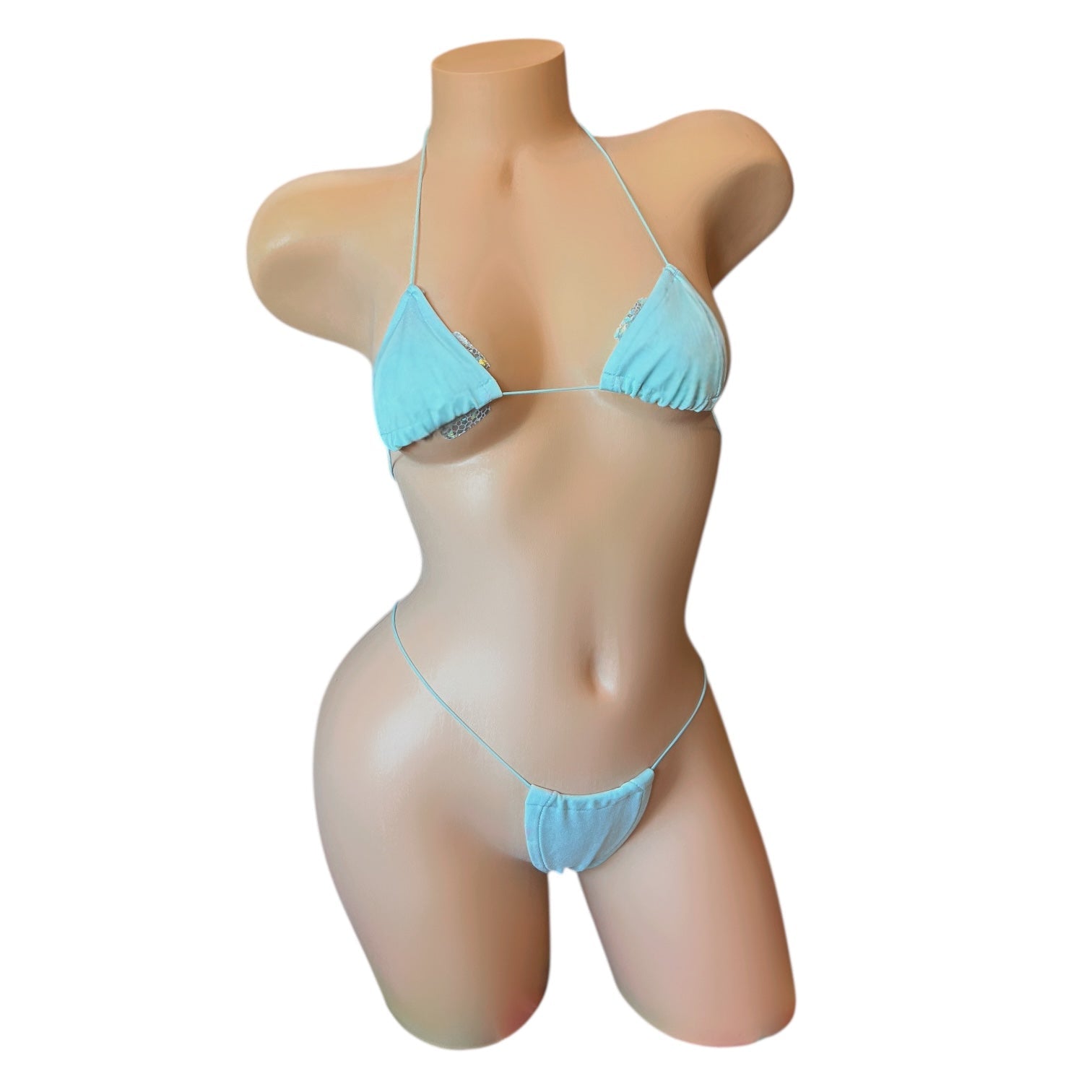 Baby Blue Microkini Set - GrlFriday Shop
