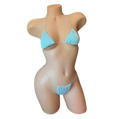 Baby Blue Microkini Set - GrlFriday Shop