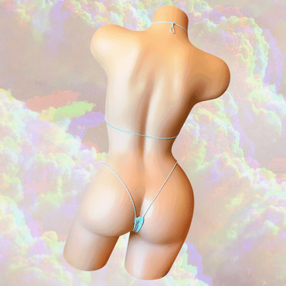 Baby Blue Microkini Set - GrlFriday Shop