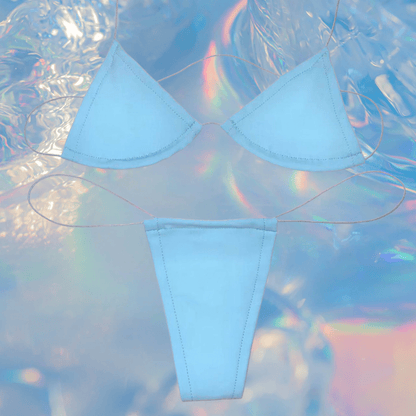 Baby Blue Microkini Set - GrlFriday Shop