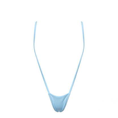 Baby Blue Tri-Kini Slingshot Thong Set - GrlFriday Shop