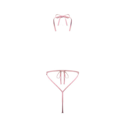 Baby Pink Deep-V Thong One-Piece - GrlFriday Shop