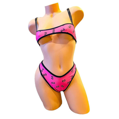 Bank Roll Thong Nanokini Set - Hot Pink - GrlFriday Shop