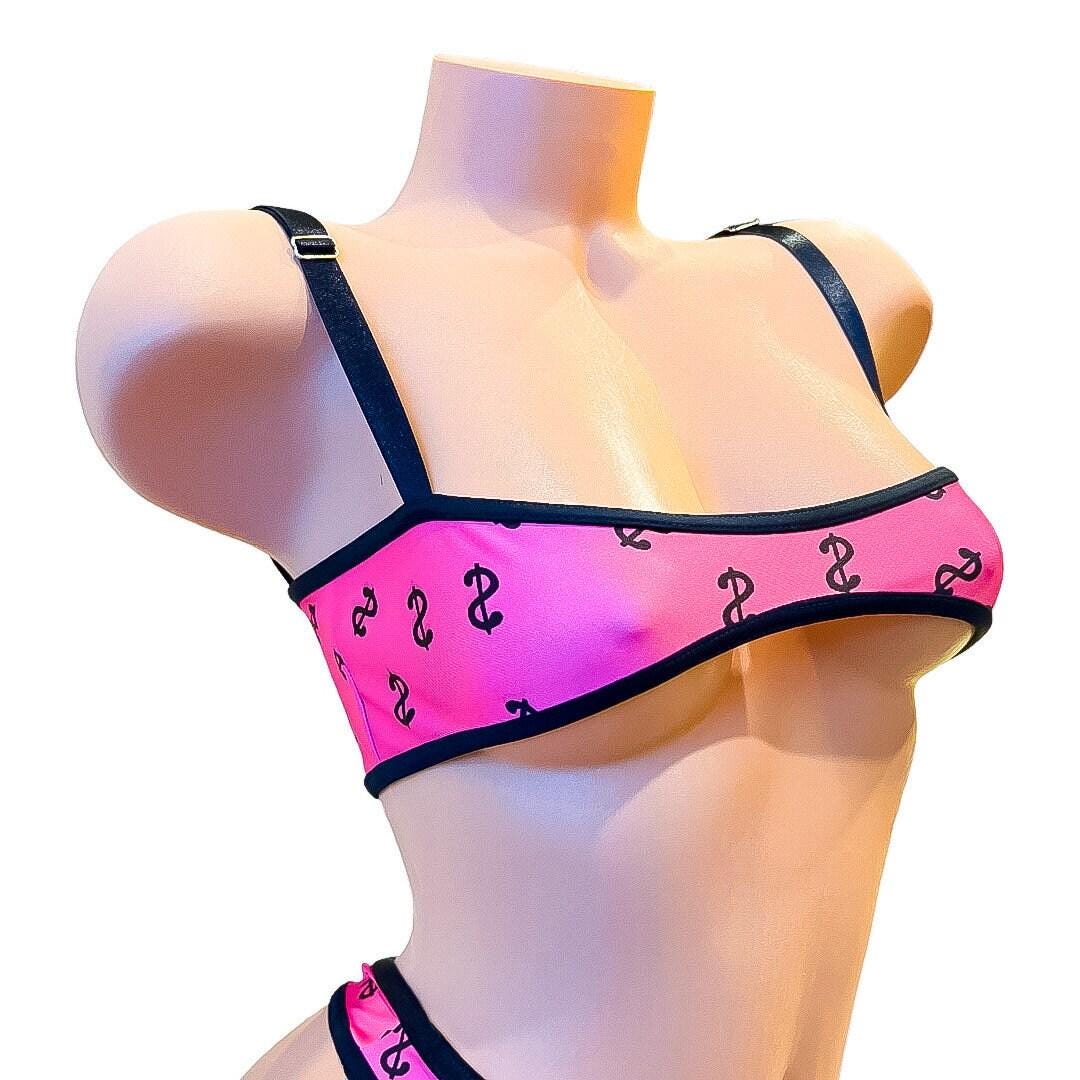 Bank Roll Thong Nanokini Set - Hot Pink - GrlFriday Shop