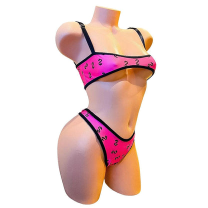 Bank Roll Thong Nanokini Set - Hot Pink - GrlFriday Shop