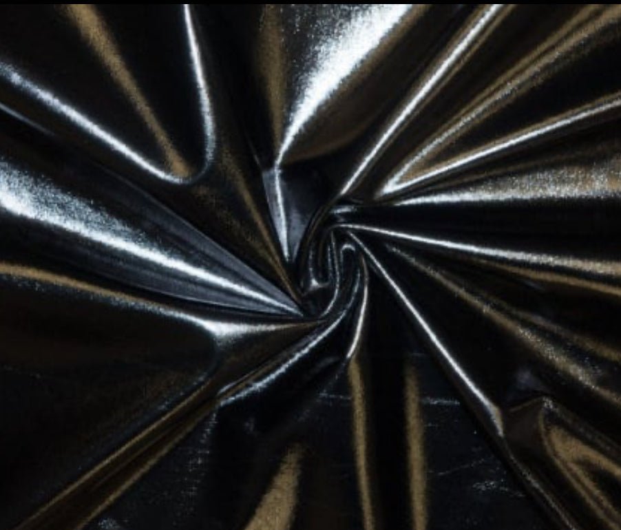 Black Faux Leather Microkini Set - GrlFriday Shop