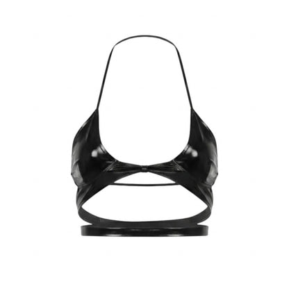 Black Faux Leather Vixen 2 Piece Skirt Set - GrlFriday Shop