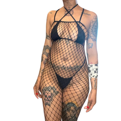 Black Fishnet Bodystocking - GrlFriday Shop