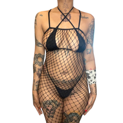 Black Fishnet Bodystocking - GrlFriday Shop