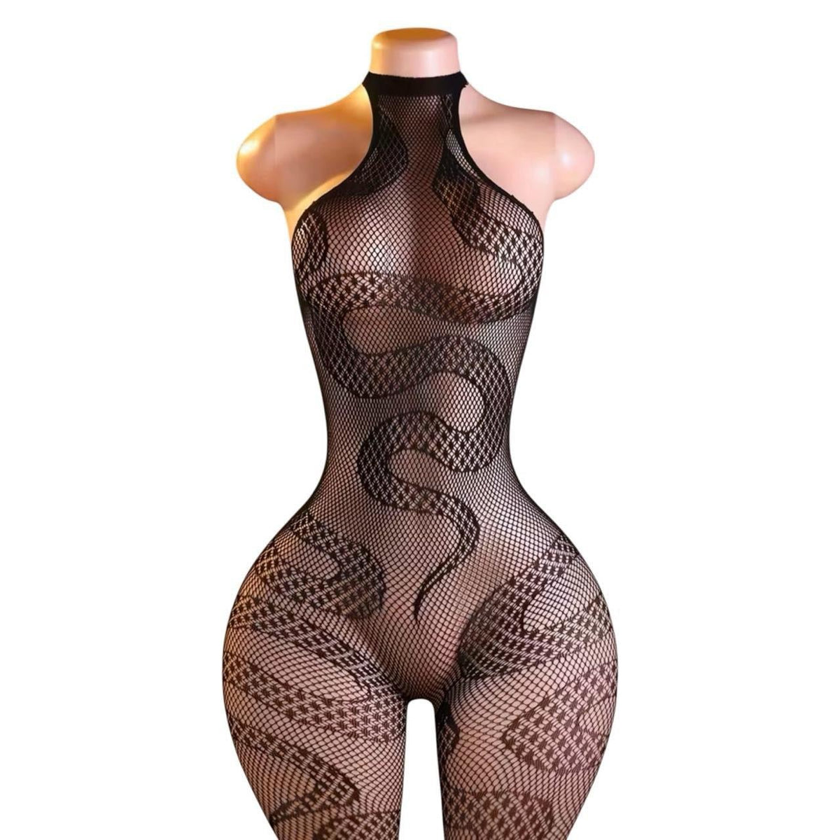 Black Snake Fishnet Bodystocking - GrlFriday Shop