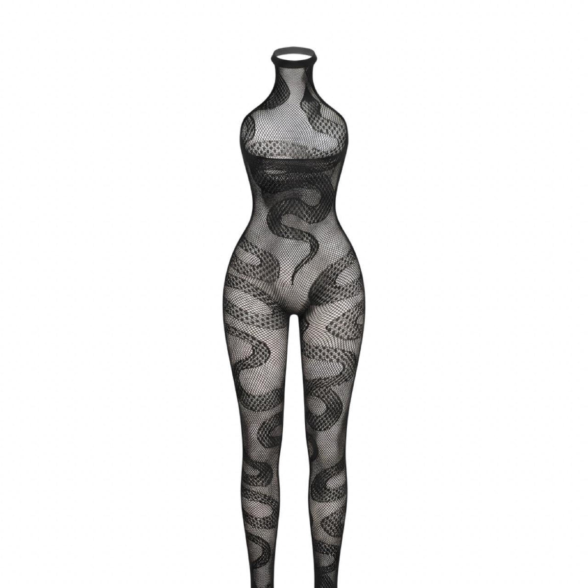 Black Snake Fishnet Bodystocking - GrlFriday Shop