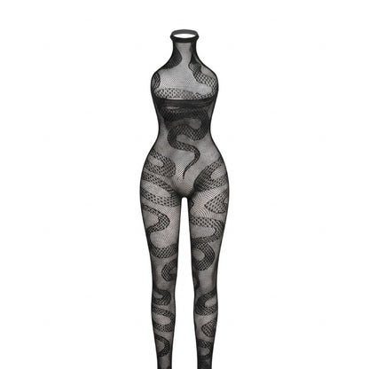 Black Snake Fishnet Bodystocking - GrlFriday Shop
