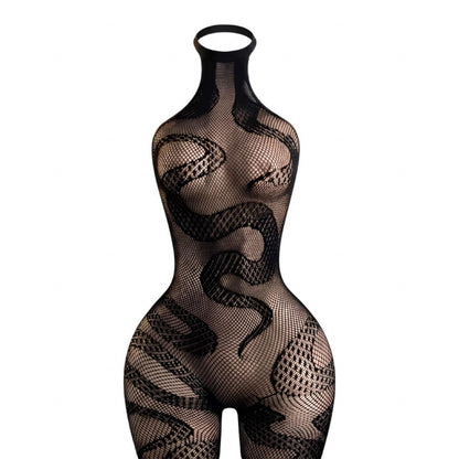 Black Snake Fishnet Bodystocking - GrlFriday Shop