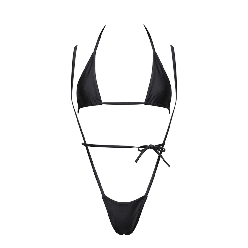 Black Tri - Kini Slingshot Set - GrlFriday Shop