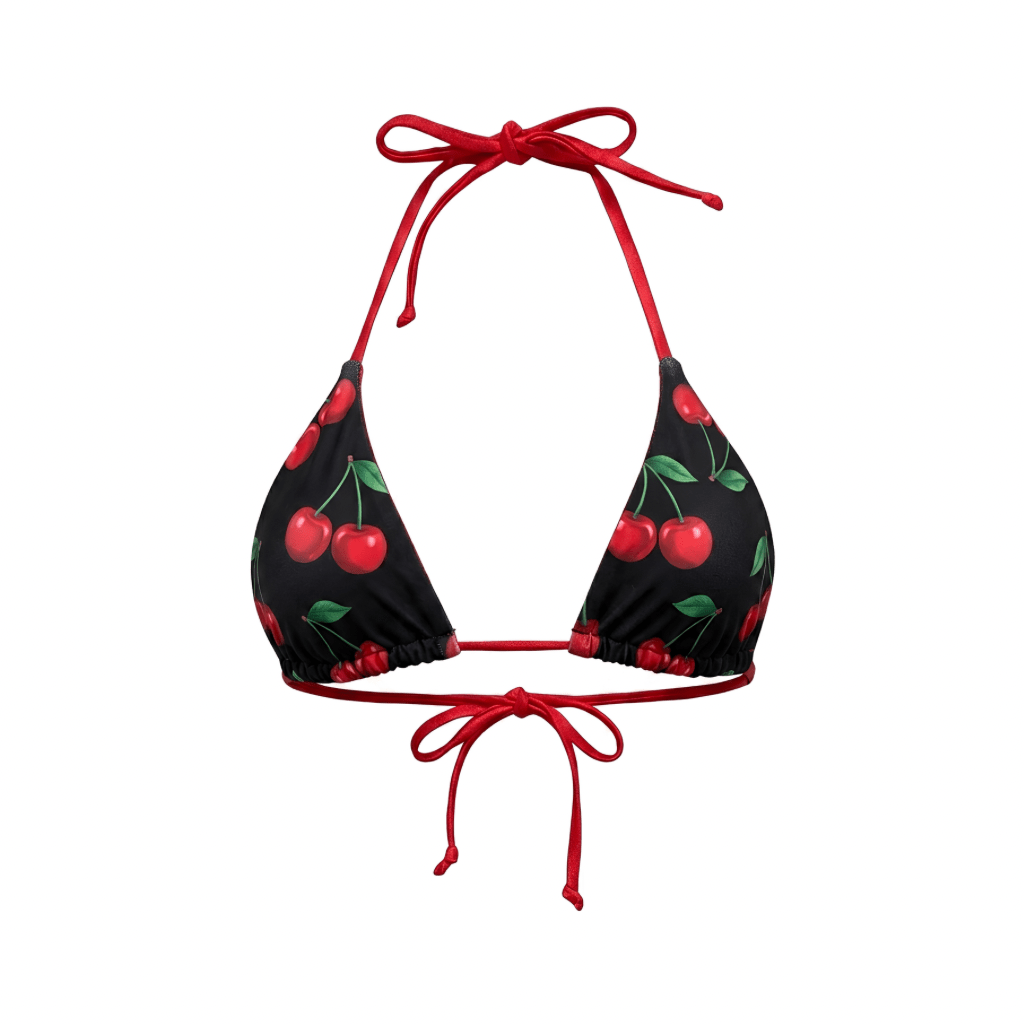 Cherry Print Slingshot Thong Set - GrlFriday Shop