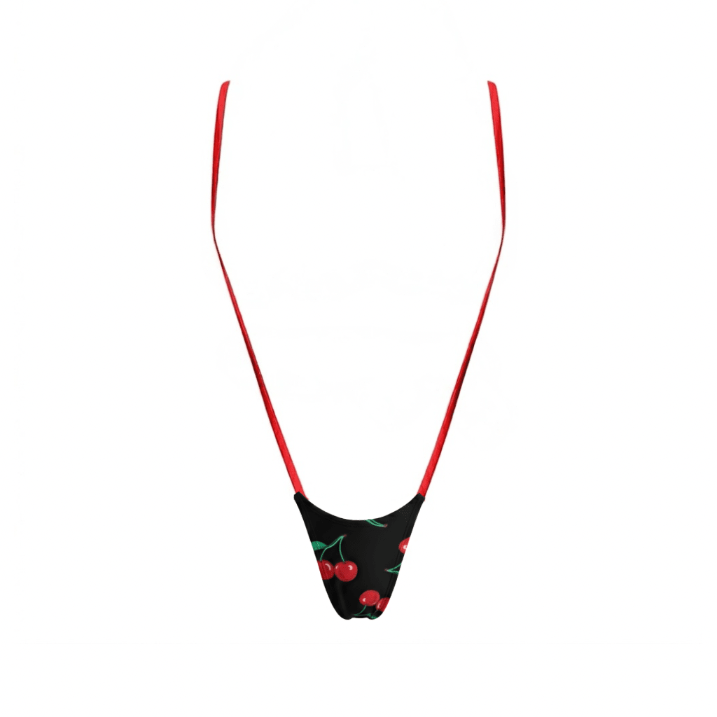 Cherry Print Slingshot Thong Set - GrlFriday Shop