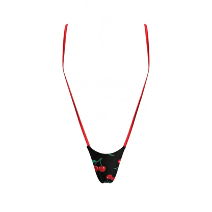 Cherry Print Slingshot Thong Set - GrlFriday Shop