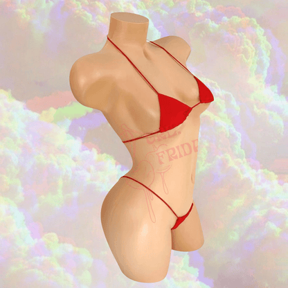 Cherry Red Microkini Set - GrlFriday Shop