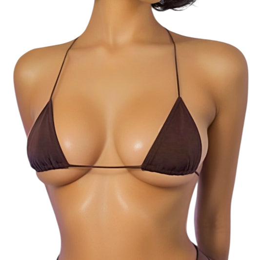 Chocolate Brown Microkini Set - GrlFriday Shop
