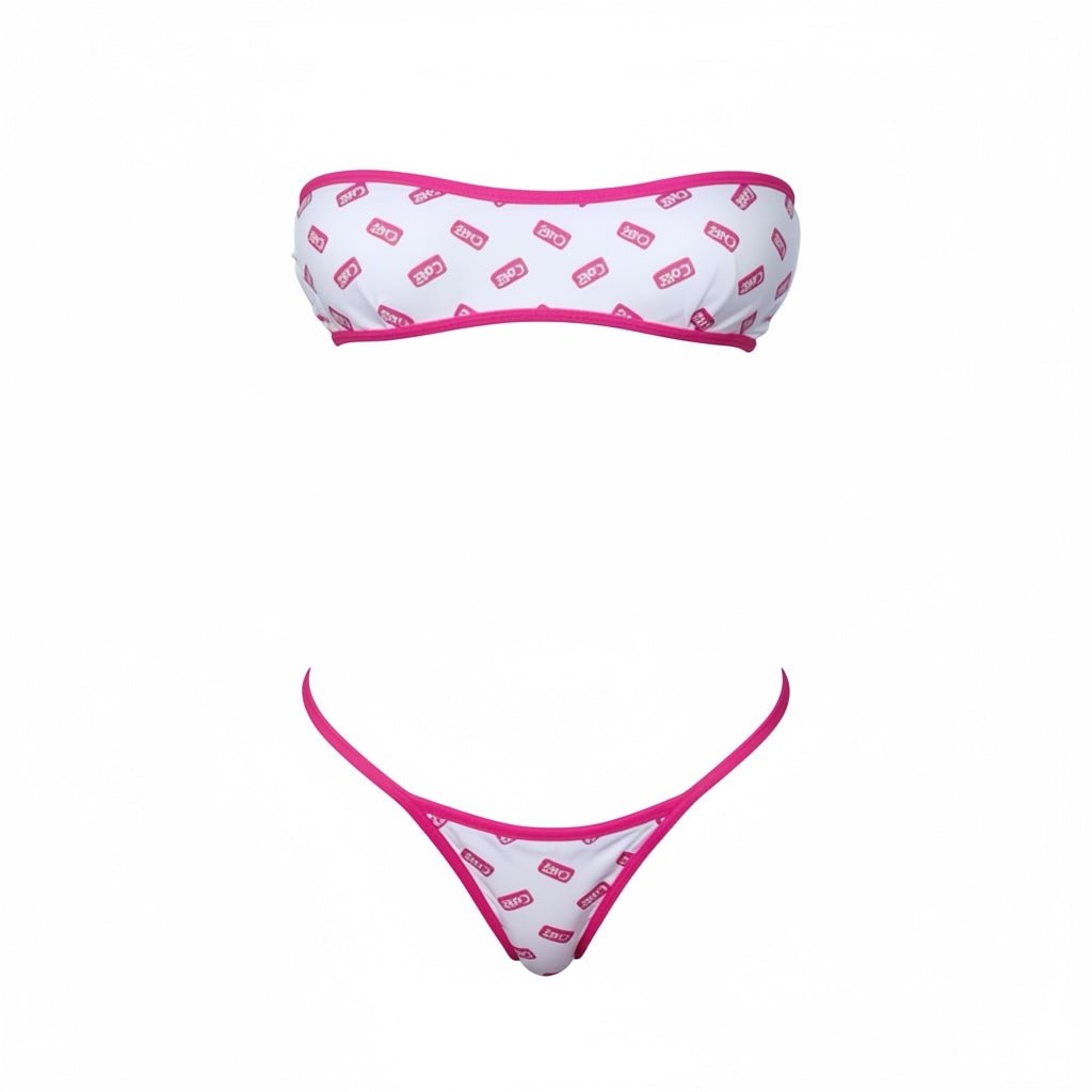 Diet Coke Bandeau Stripper Bikini - GrlFriday Shop