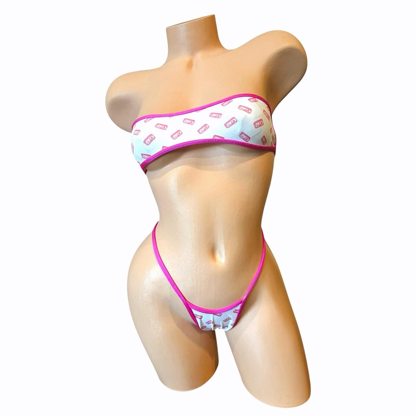 Diet Coke Bandeau Stripper Bikini - GrlFriday Shop