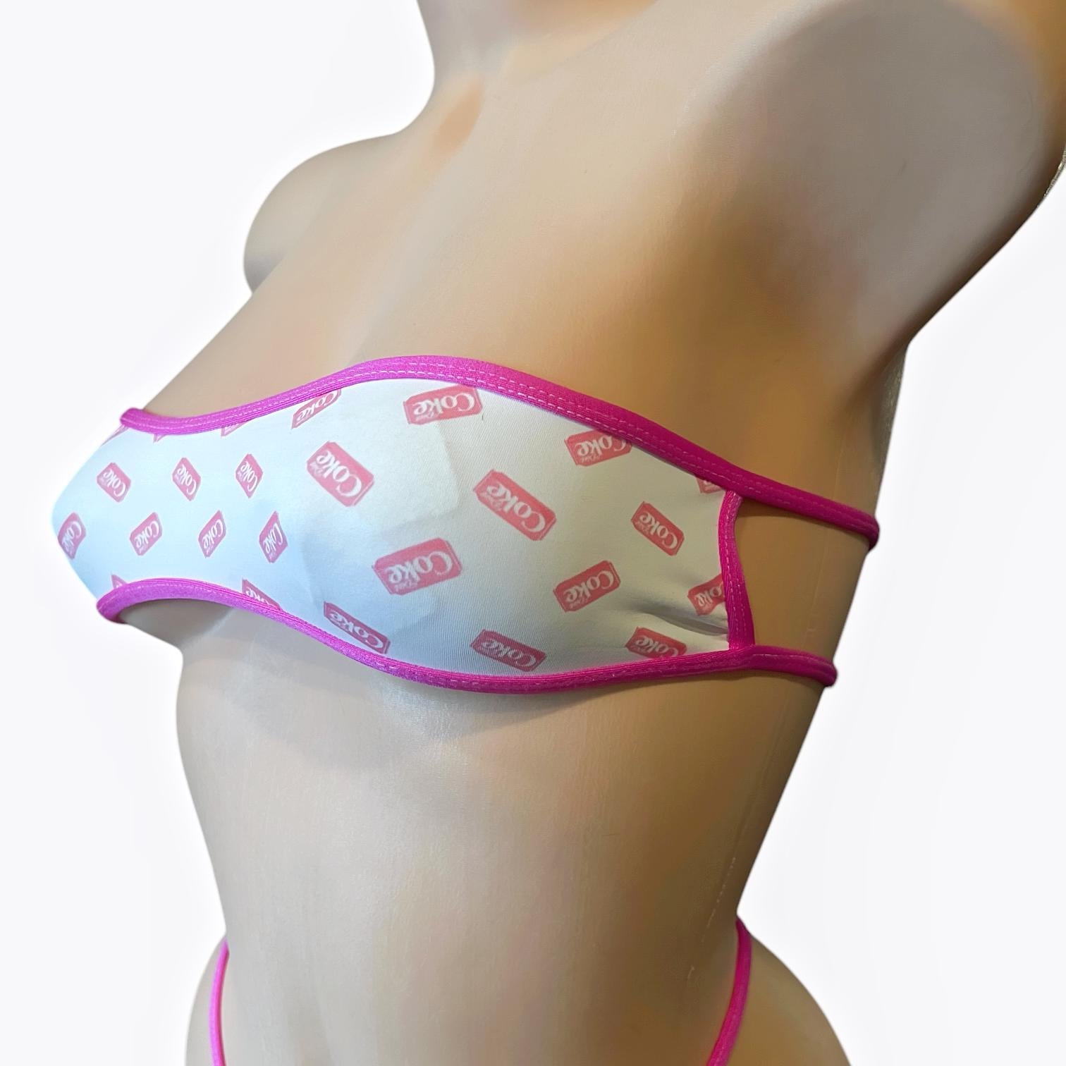 Diet Coke Bandeau Stripper Bikini - GrlFriday Shop