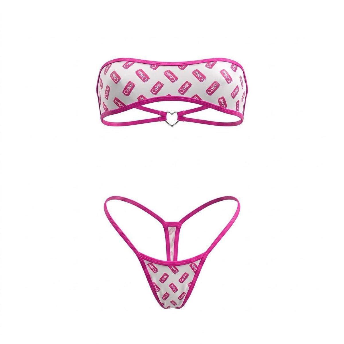 Diet Coke Bandeau Stripper Bikini - GrlFriday Shop