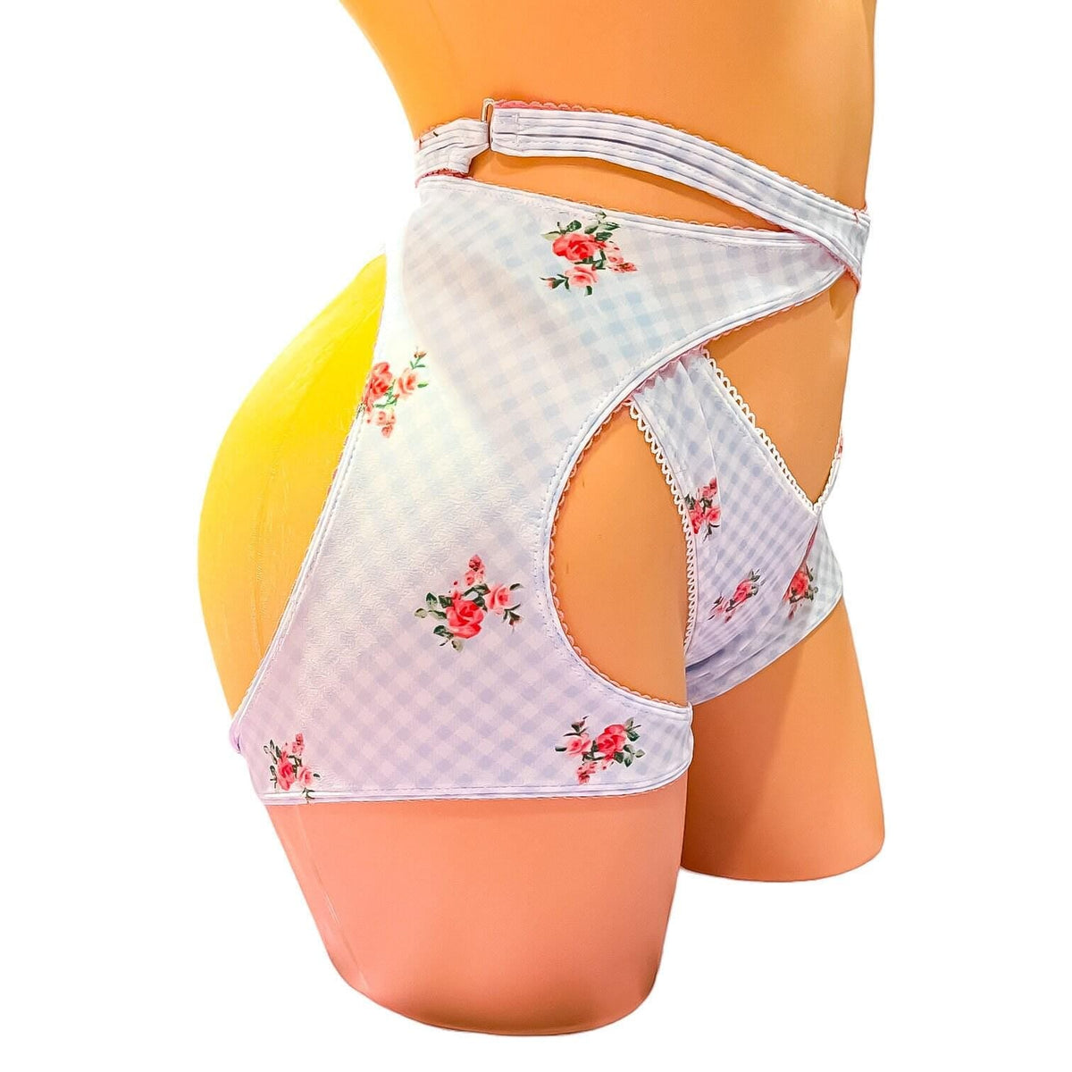English Rose Criss-Cross Garter Belt - GrlFriday Shop