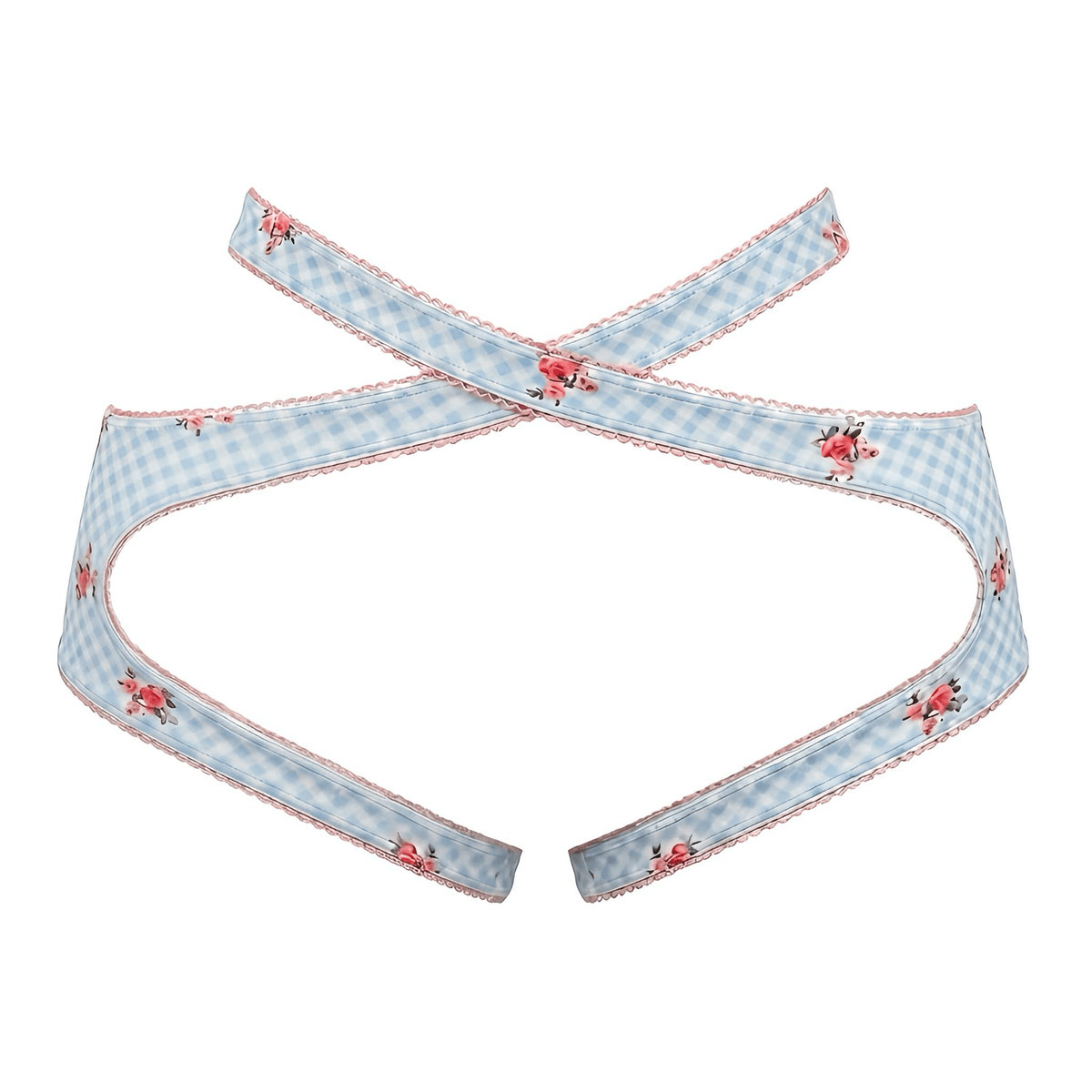English Rose Criss-Cross Garter Belt - GrlFriday Shop