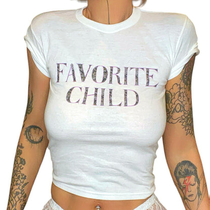 ‘FAVORITE CHILD’ Baby Tee - GrlFriday Shop