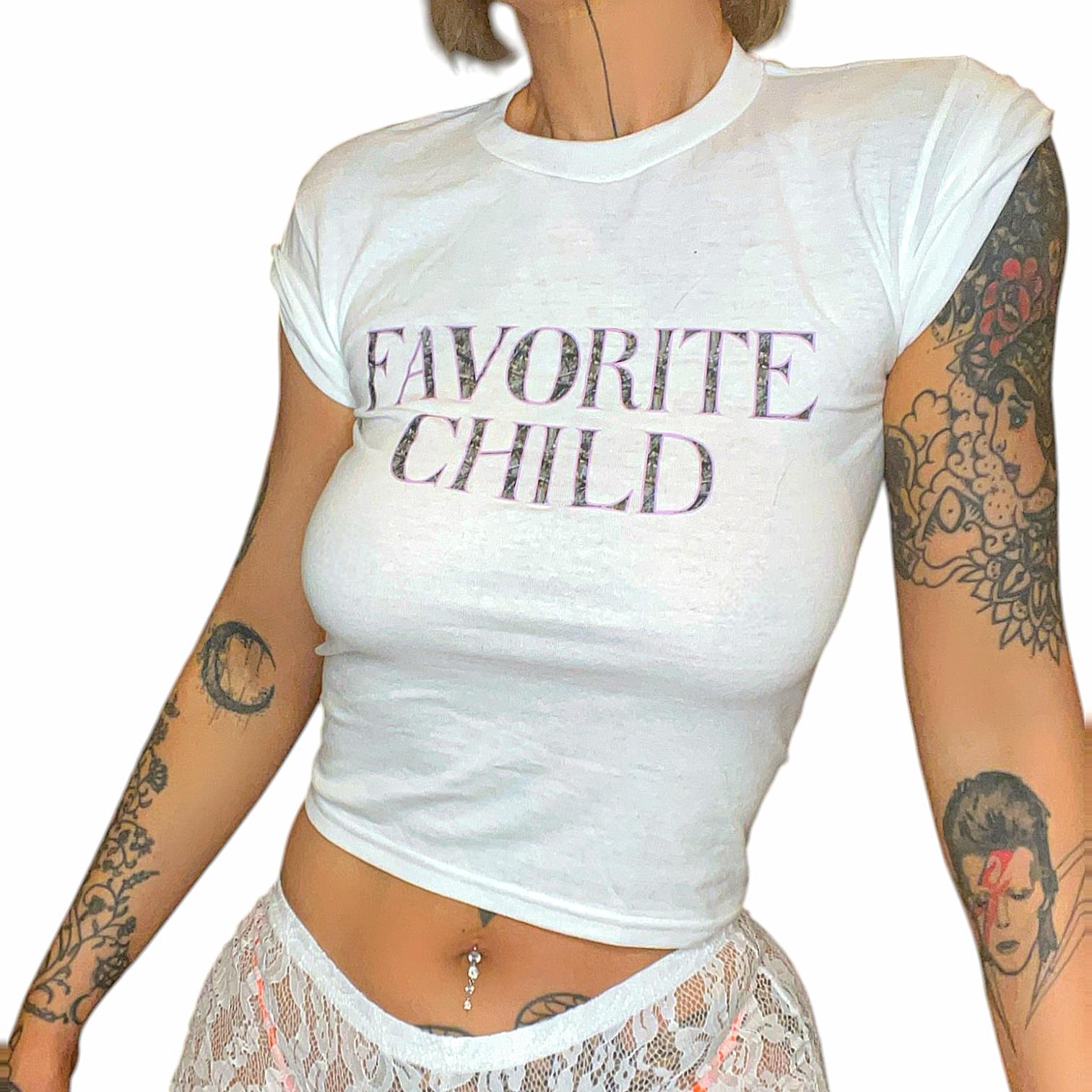 ‘FAVORITE CHILD’ Baby Tee - GrlFriday Shop