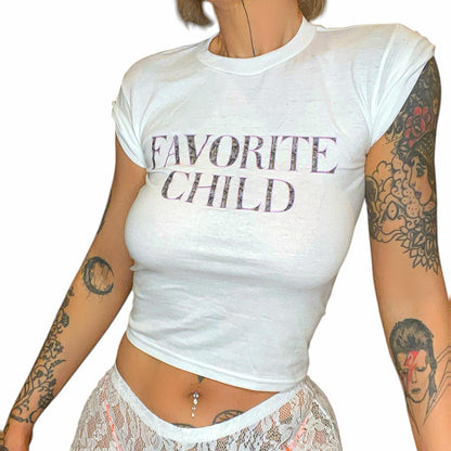 ‘FAVORITE CHILD’ Baby Tee - GrlFriday Shop