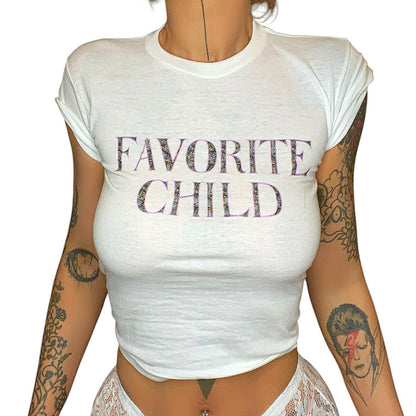 ‘FAVORITE CHILD’ Baby Tee - GrlFriday Shop