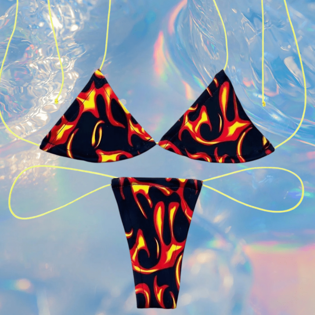 Flame On Microkini Set - GrlFriday Shop