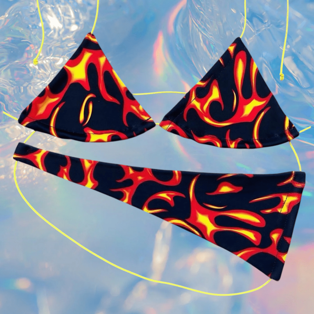 Flame On Microkini Set - GrlFriday Shop