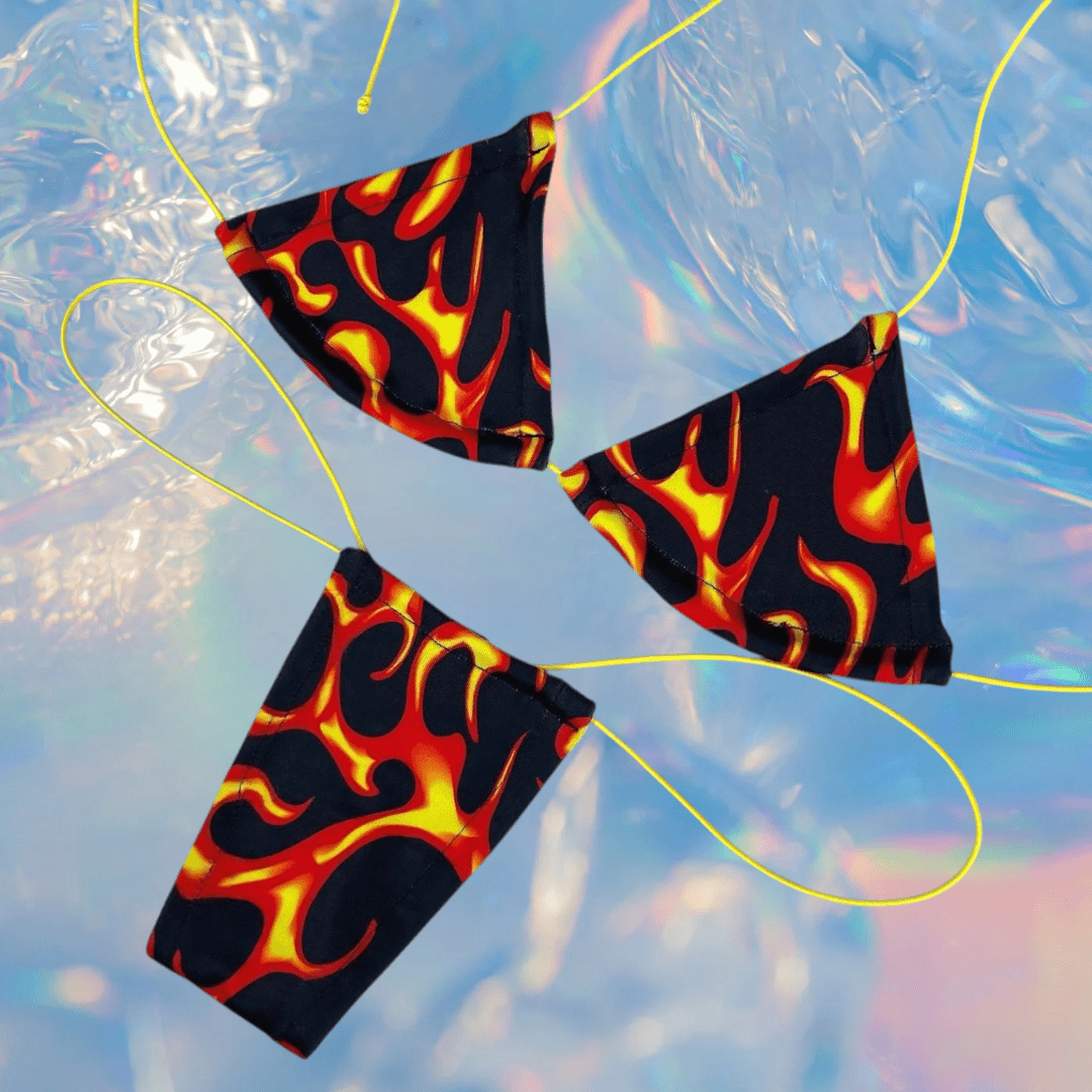 Flame On Microkini Set - GrlFriday Shop