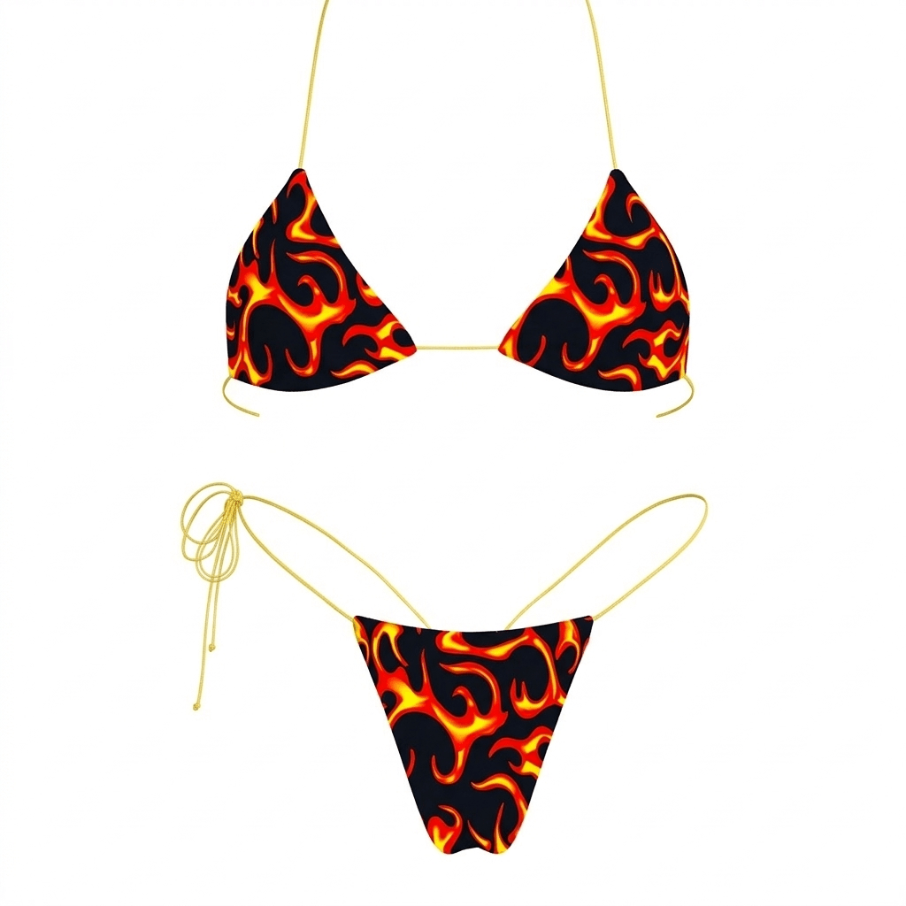 Flame On Microkini Set - GrlFriday Shop