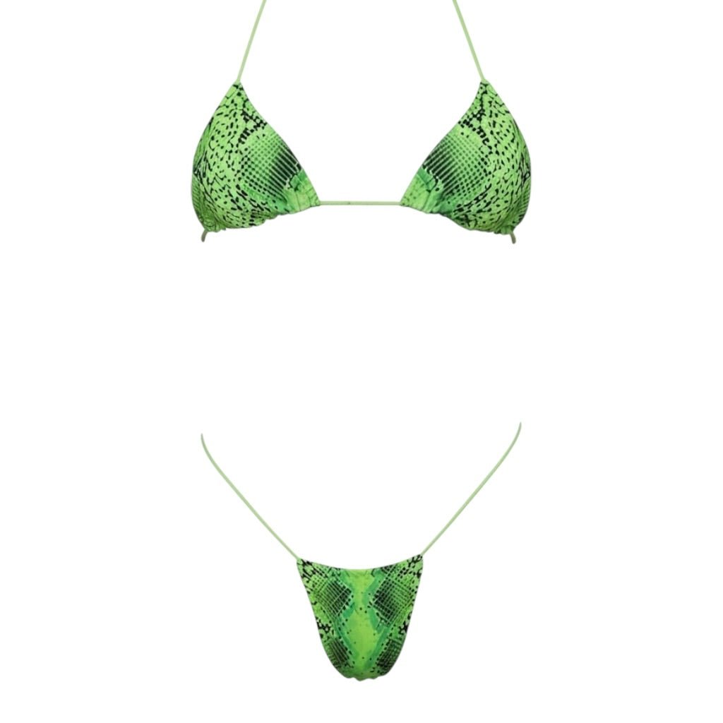 Green Python Microkini Set - GrlFriday Shop
