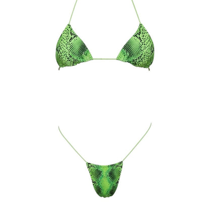 Green Python Microkini Set - GrlFriday Shop