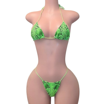 Green Python Microkini Set - GrlFriday Shop