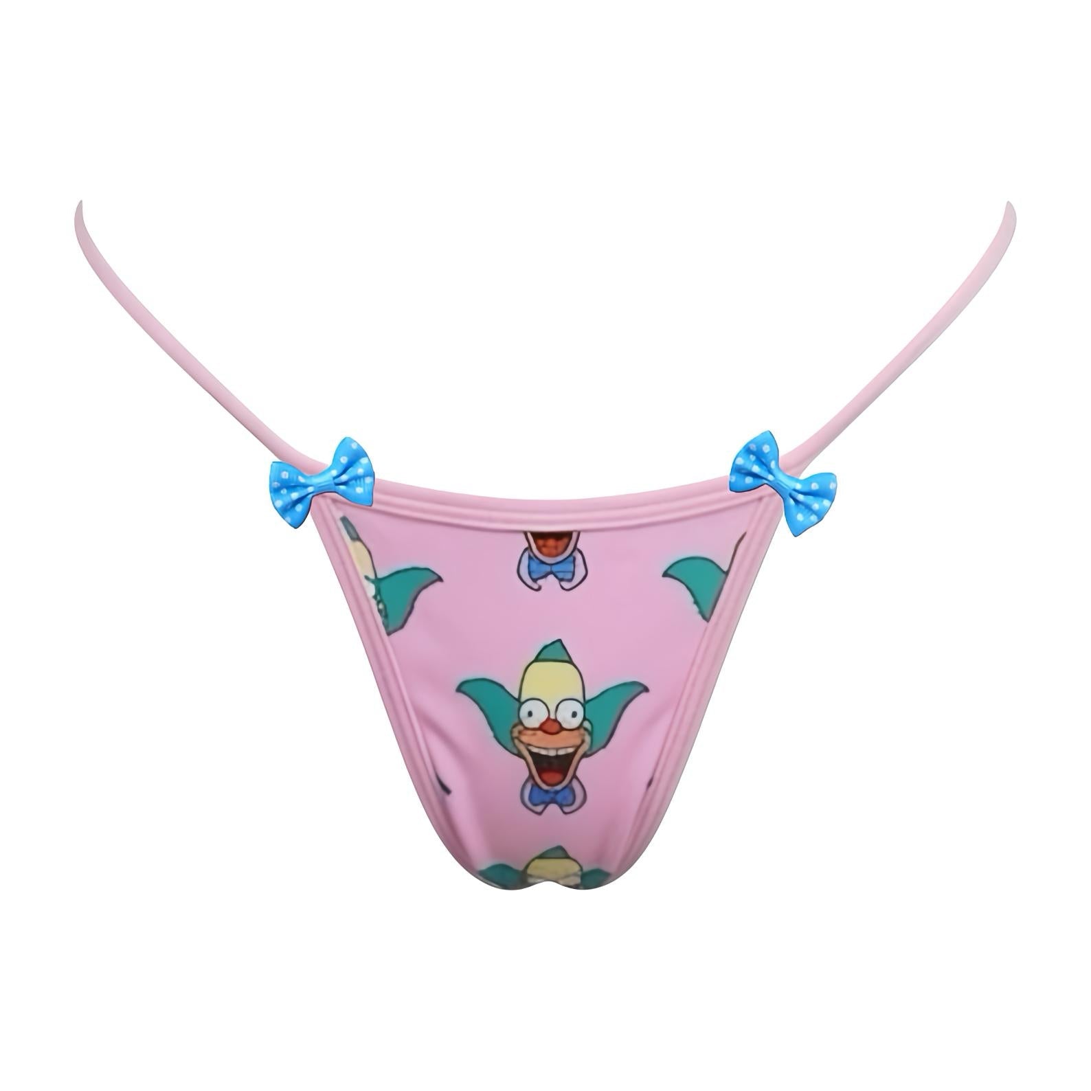 Krusty the Clown Microkini with Bows - GrlFriday Shop